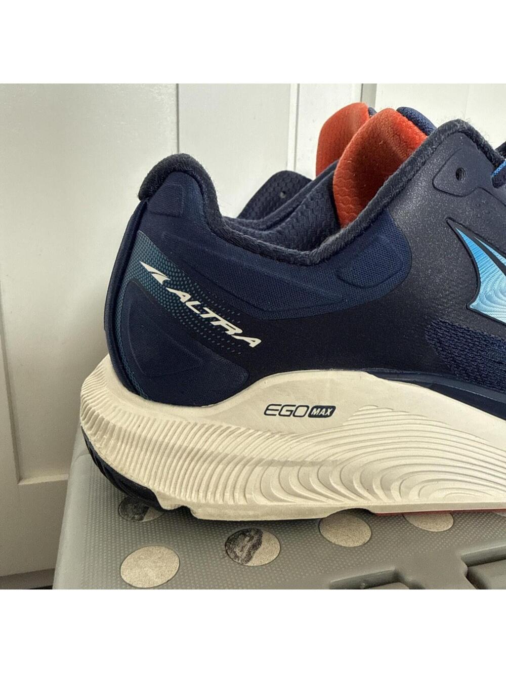 ALTRA Ego Max Guide Rail Dark Teal BLue & White Laced Sneakers US 9 - Picture 2 of 9